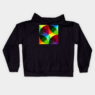 Rainbow Kaleidoscope Kids Hoodie